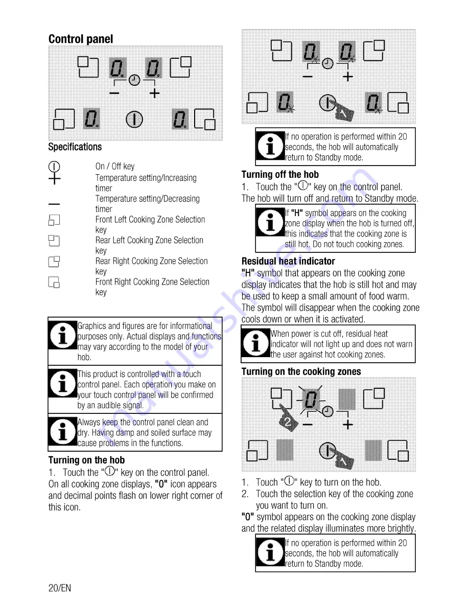 Beko CSM 893601 G User Manual Download Page 20