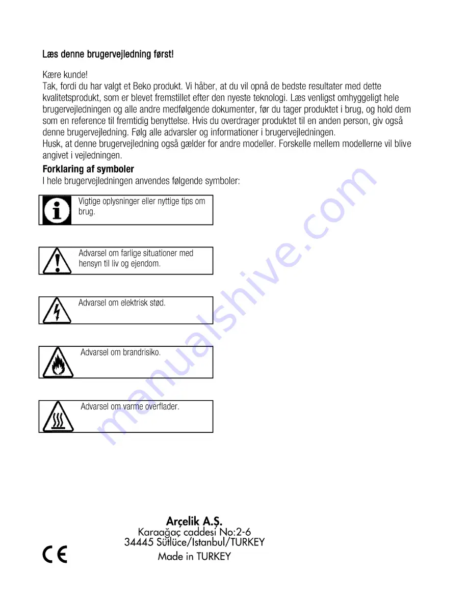 Beko CSM 893601 G User Manual Download Page 36