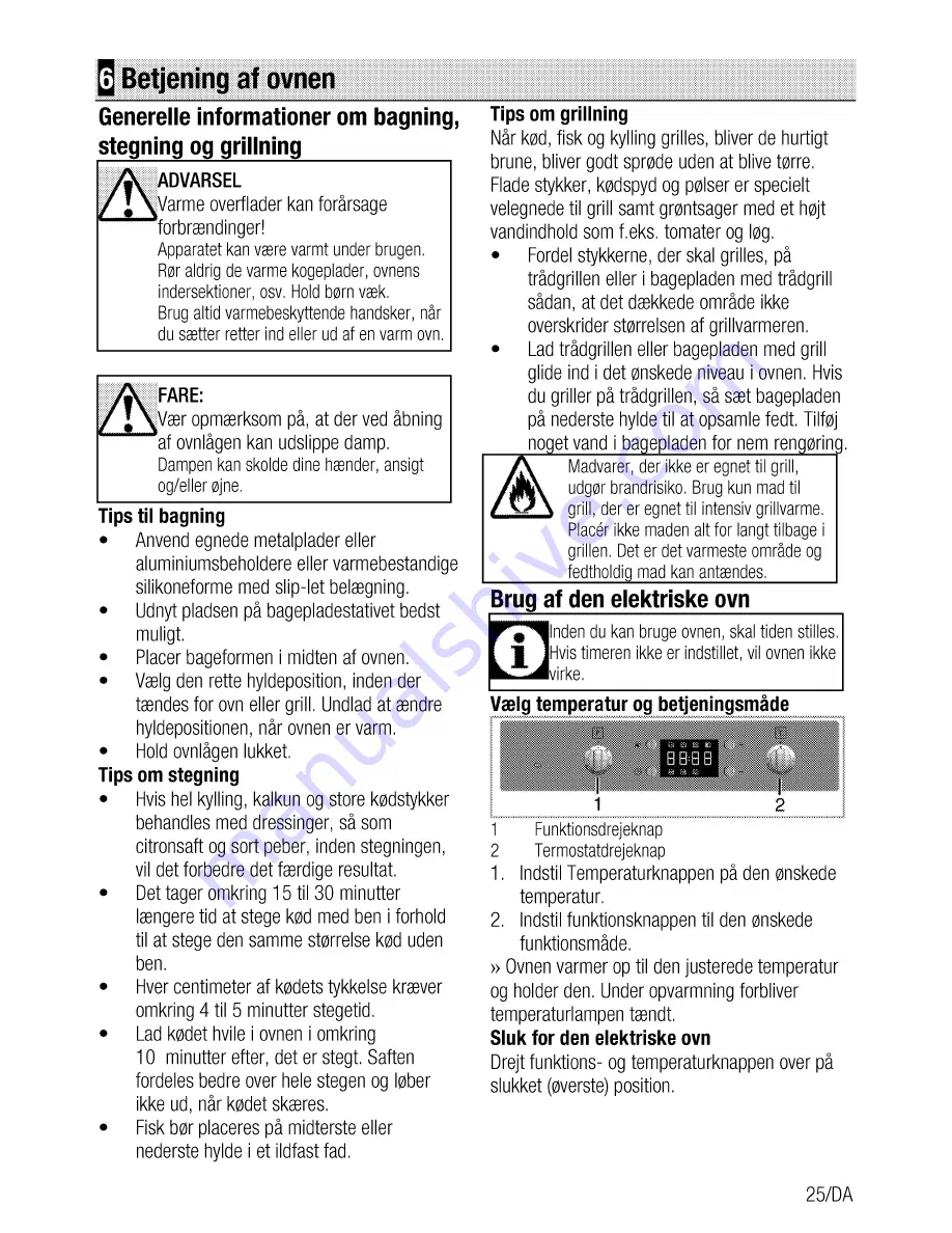 Beko CSM 893601 G User Manual Download Page 59