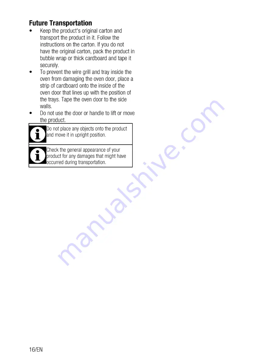 Beko CSM 89500 GXP User Manual Download Page 16