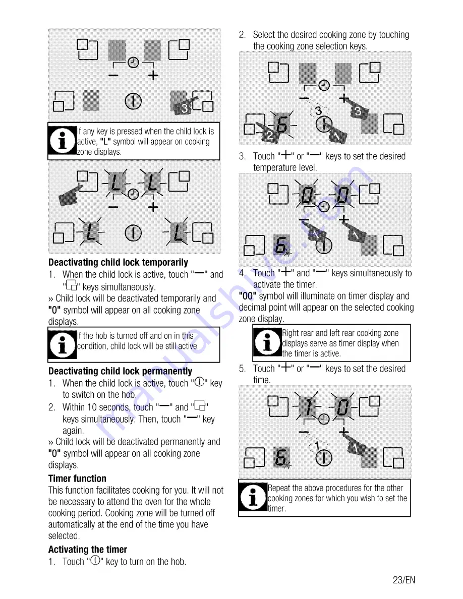 Beko CSM 89500 GXP User Manual Download Page 23