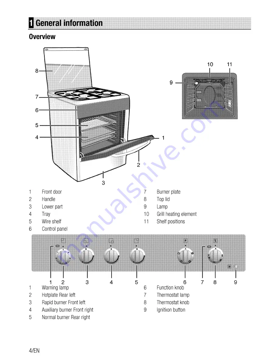 Beko CSS 53010 G User Manual Download Page 4