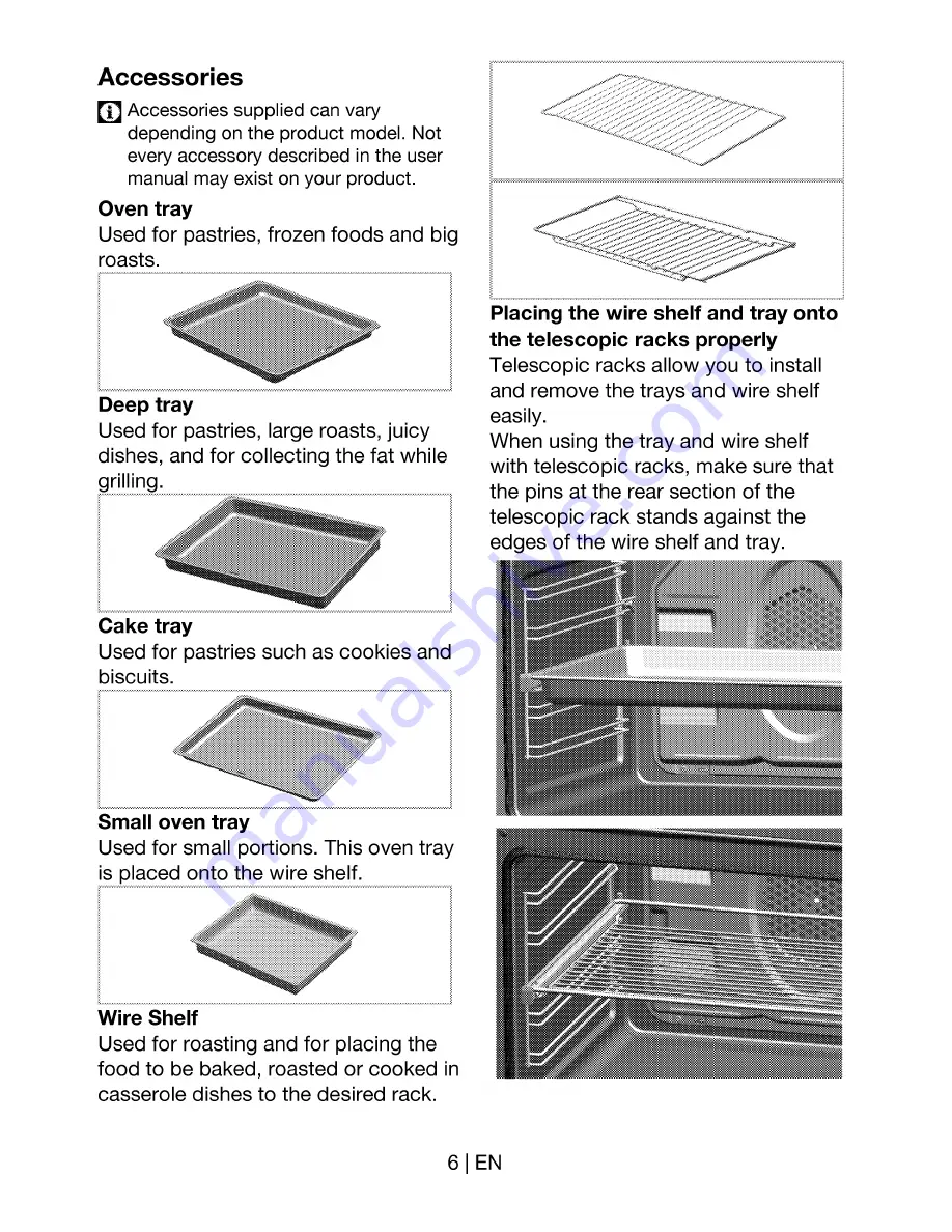 Beko CSS 56000 G User Manual Download Page 6