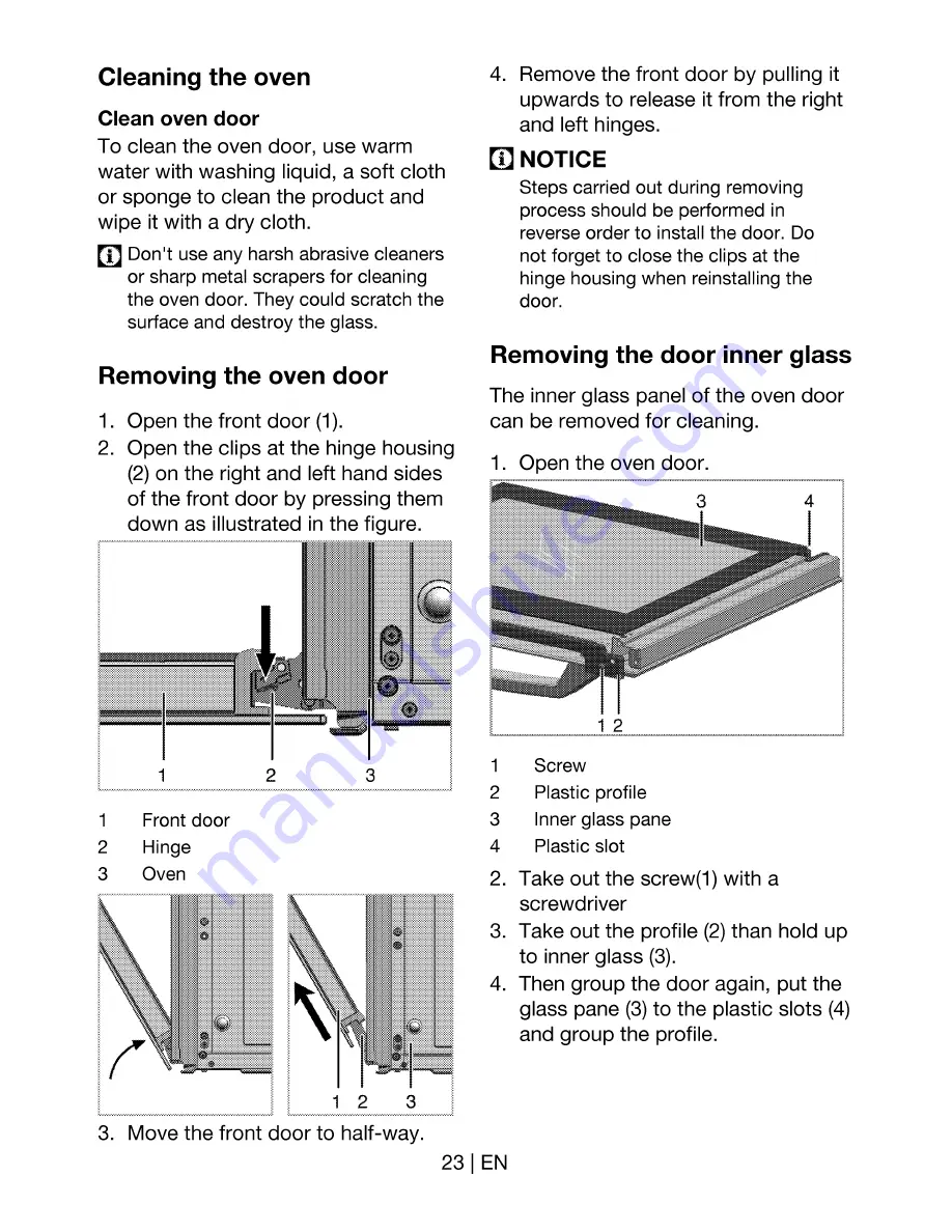 Beko CSS 56000 G User Manual Download Page 23