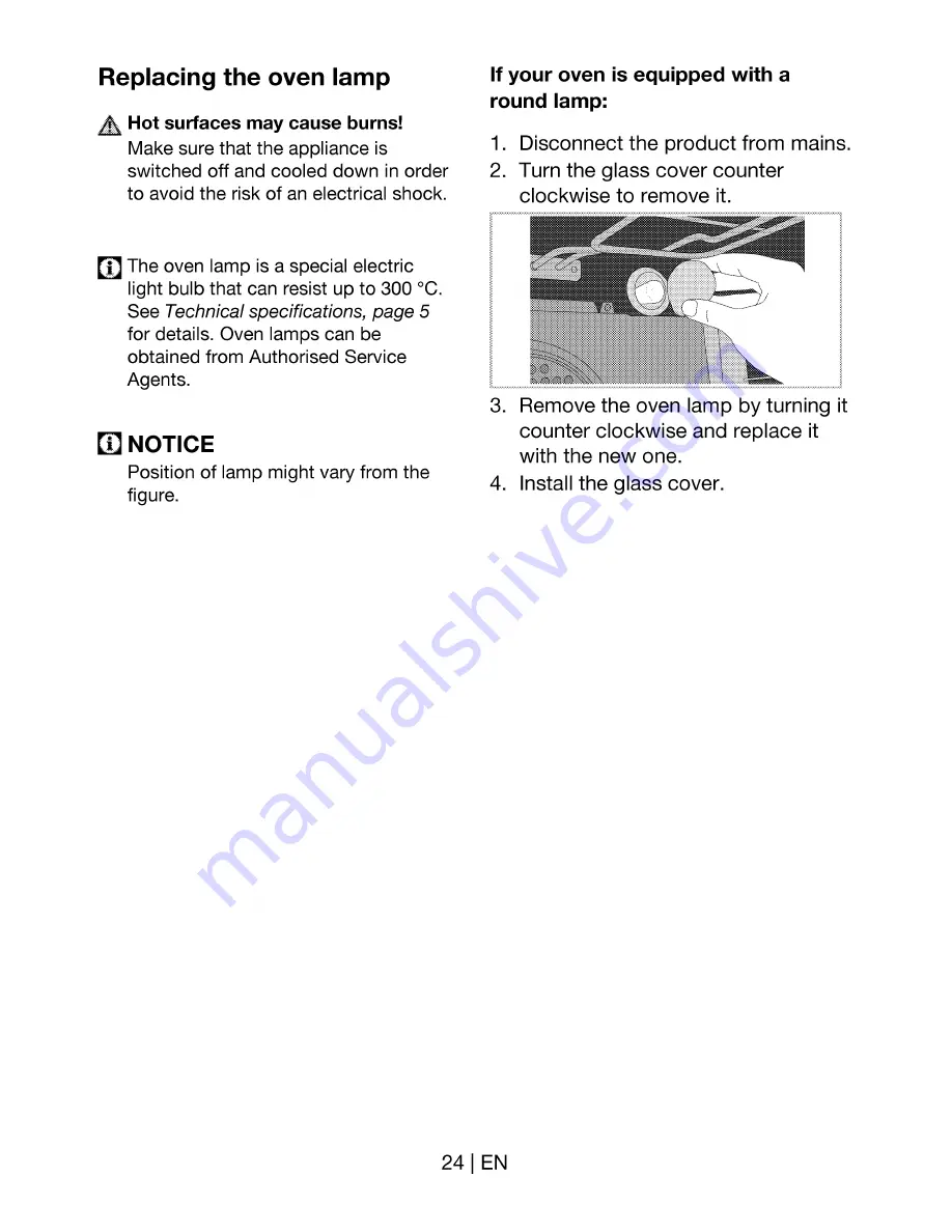 Beko CSS 56000 G User Manual Download Page 24