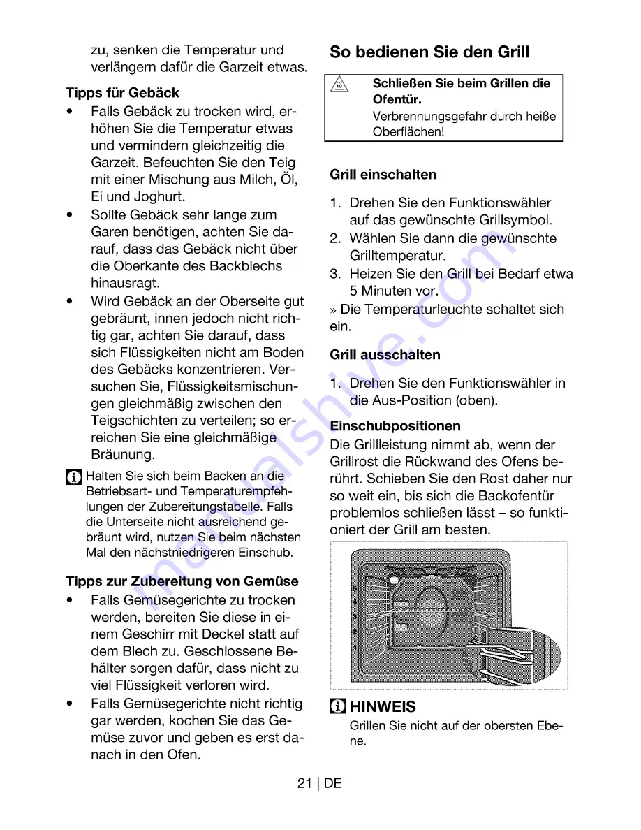 Beko CSS 56000 G User Manual Download Page 70