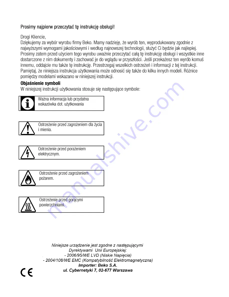 Beko CWB 6410 R User Manual Download Page 72