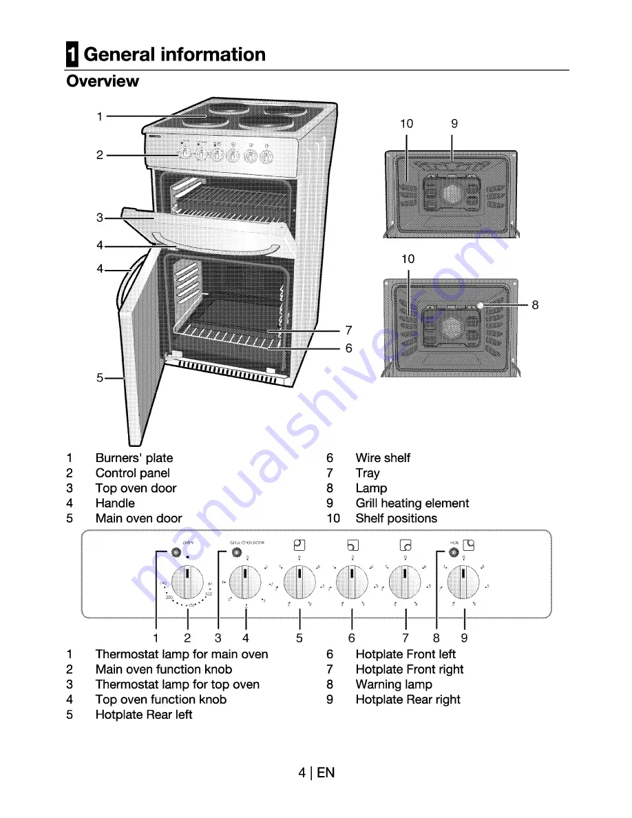 Beko D 531 A User Manual Download Page 4