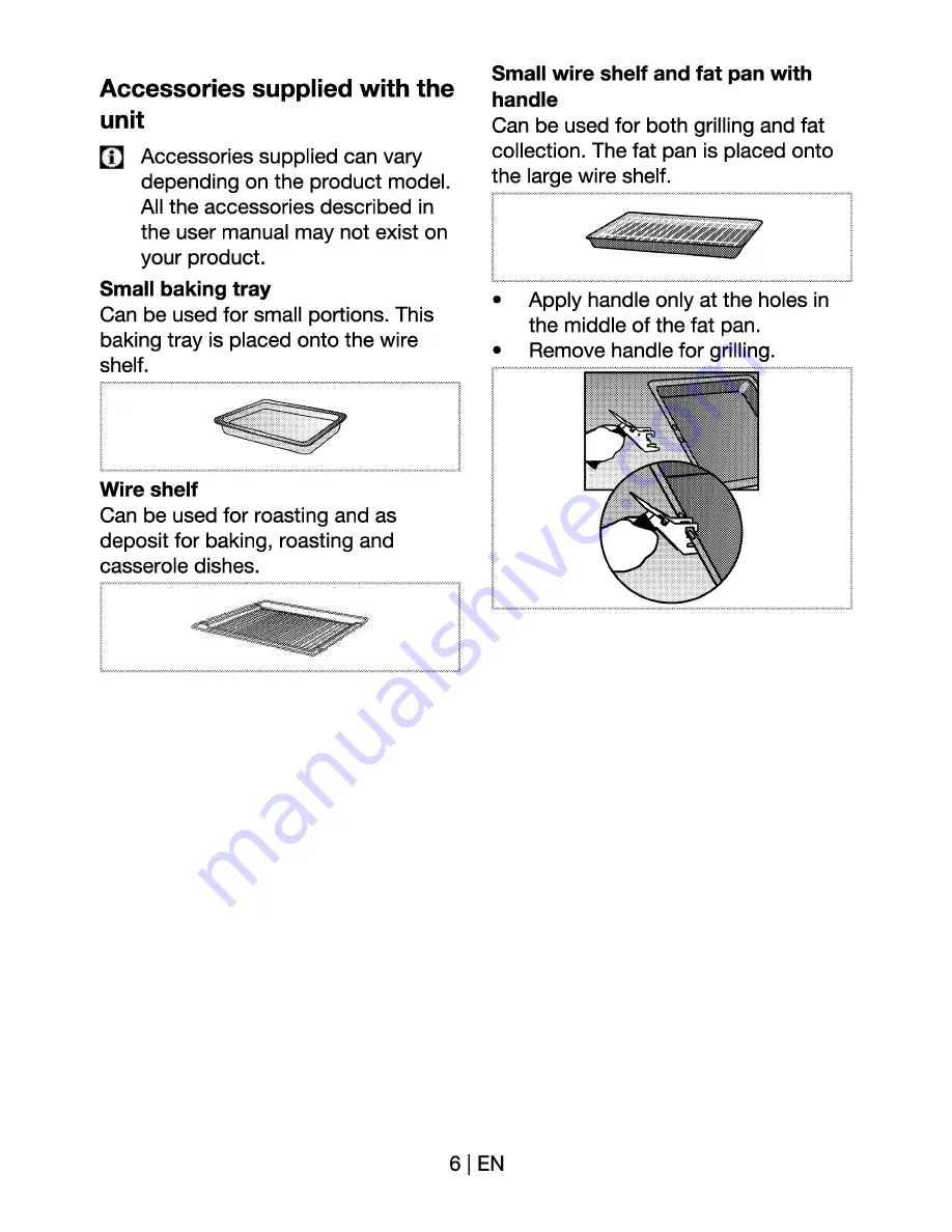 Beko D 531 A User Manual Download Page 6