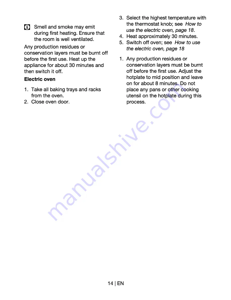 Beko D 532 A User Manual Download Page 14