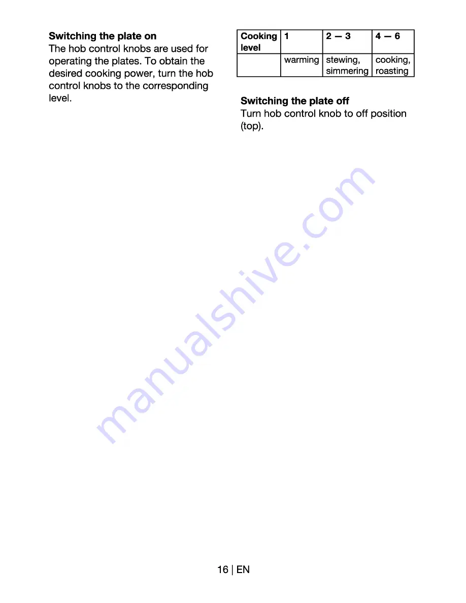 Beko D 532 A User Manual Download Page 16