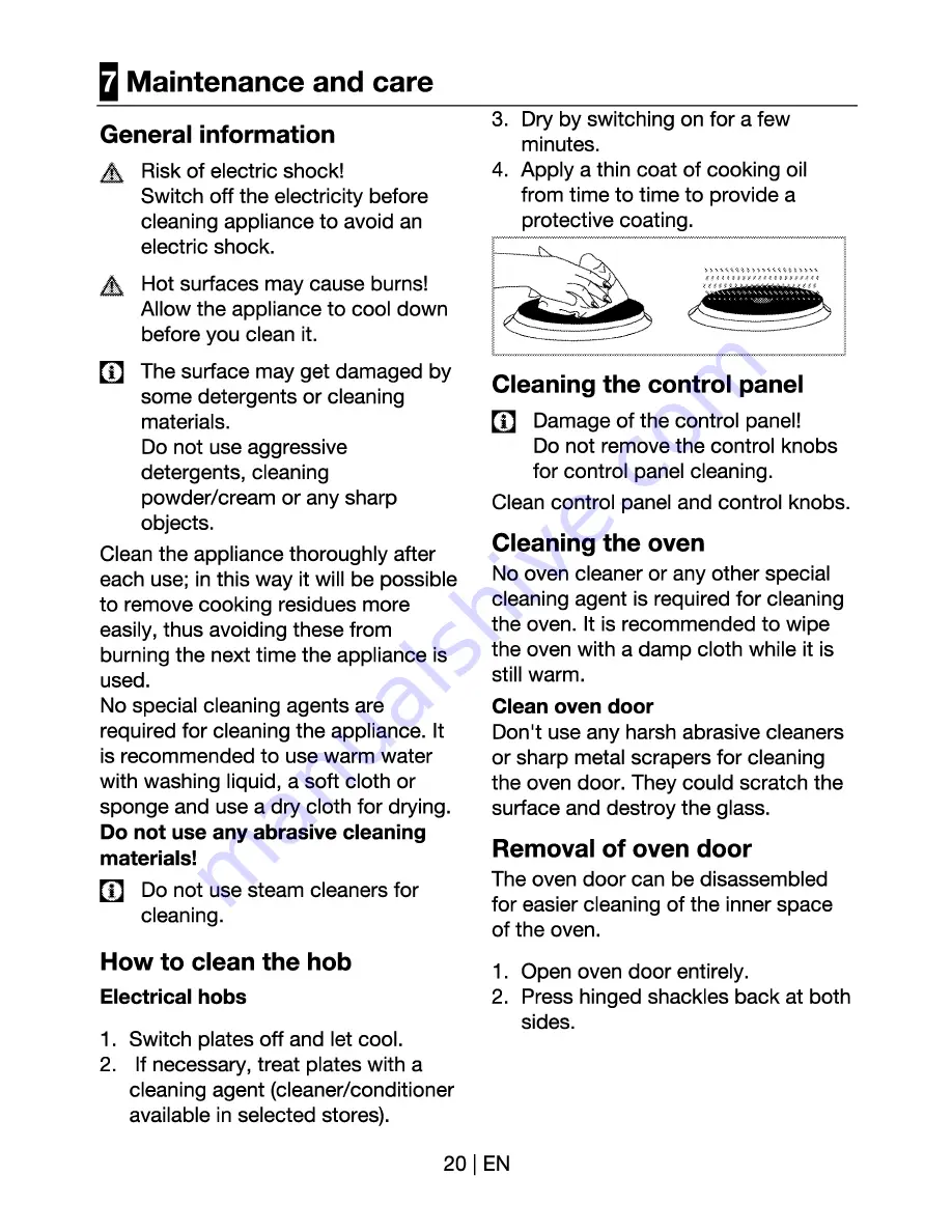 Beko D 532 A User Manual Download Page 20