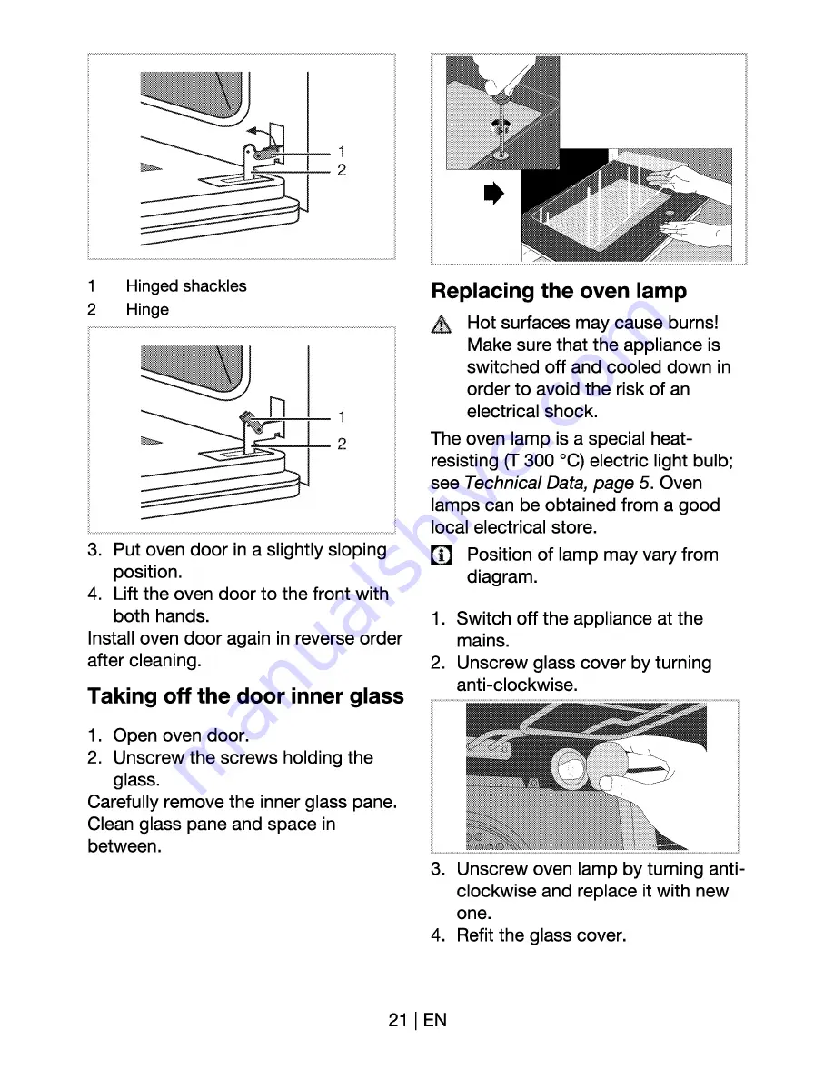 Beko D 532 A User Manual Download Page 21