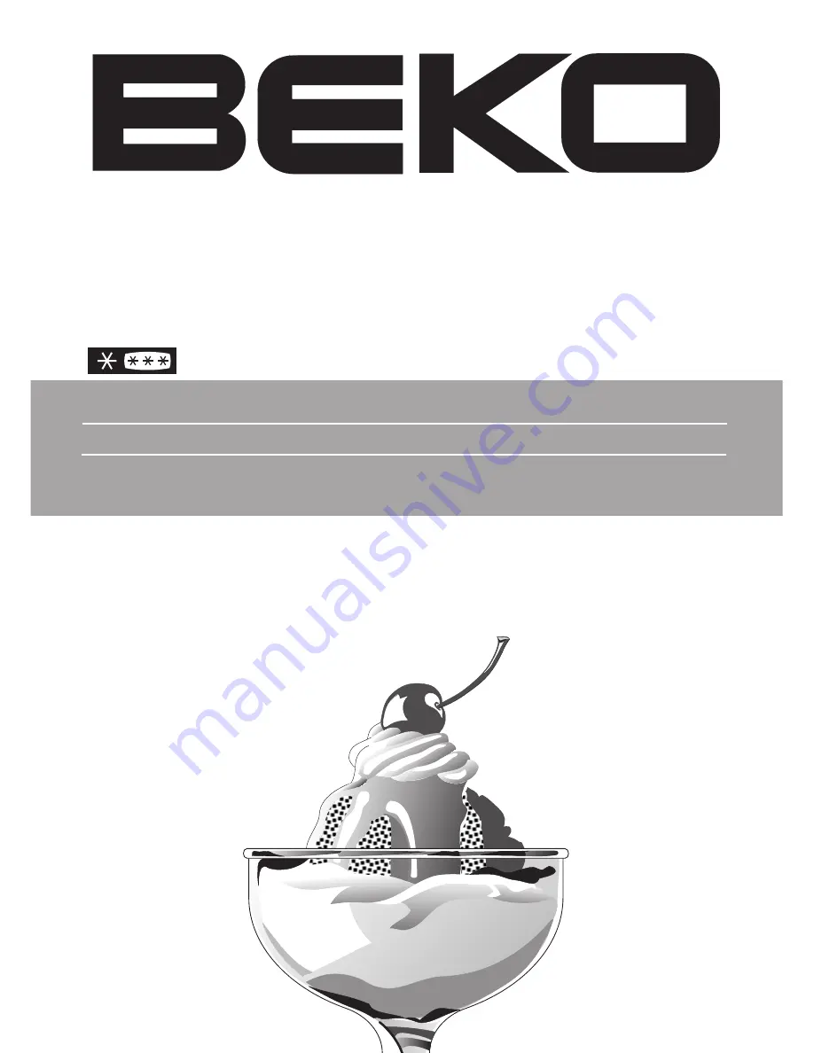 Beko D 9459 NM Instruction Manual Download Page 1