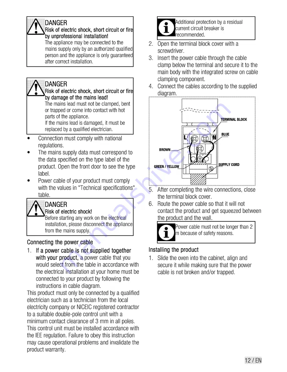 Beko DBDF243WG User Manual Download Page 13