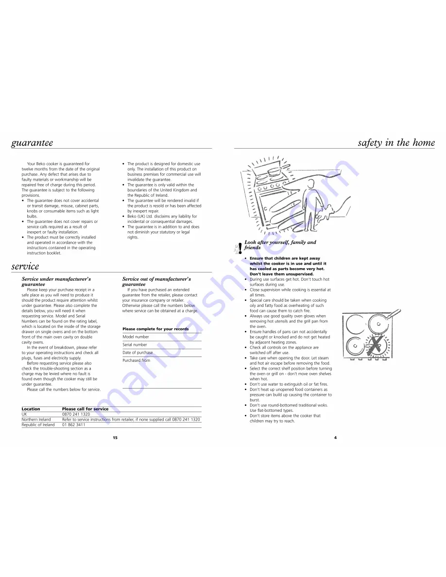 Beko DC3511 Скачать руководство пользователя страница 4