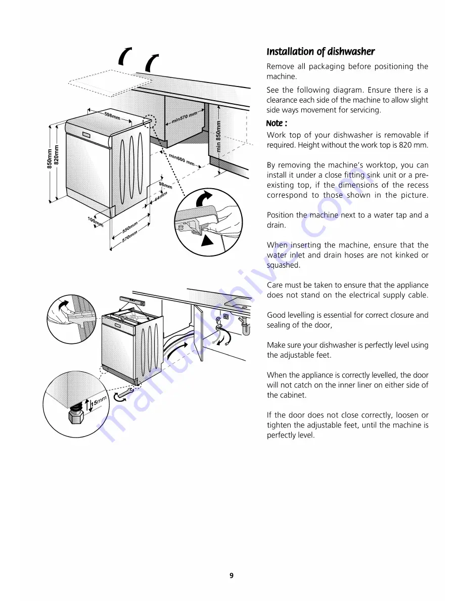 Beko DE3761F Manual Download Page 7