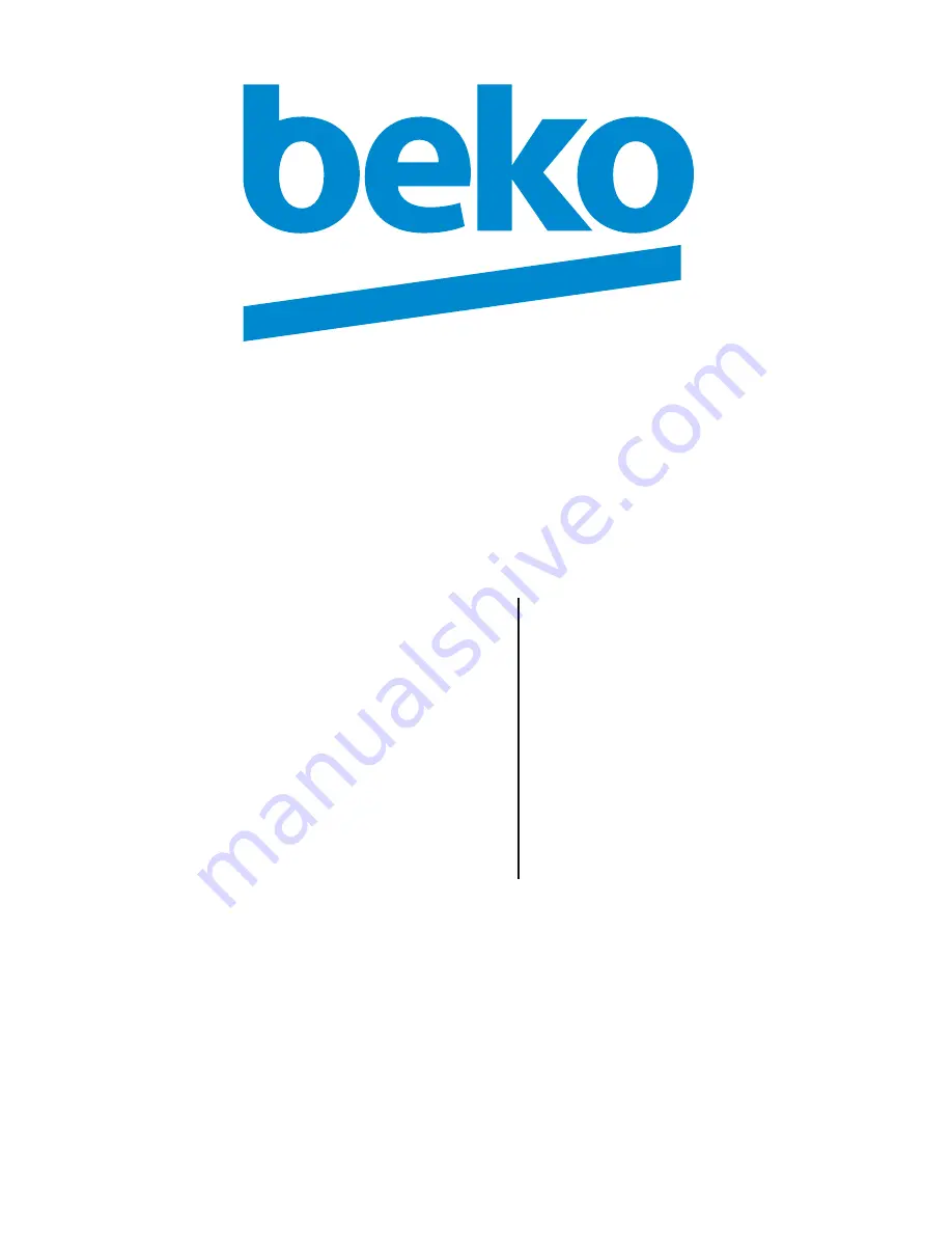 Beko DS 133000S User Manual Download Page 1