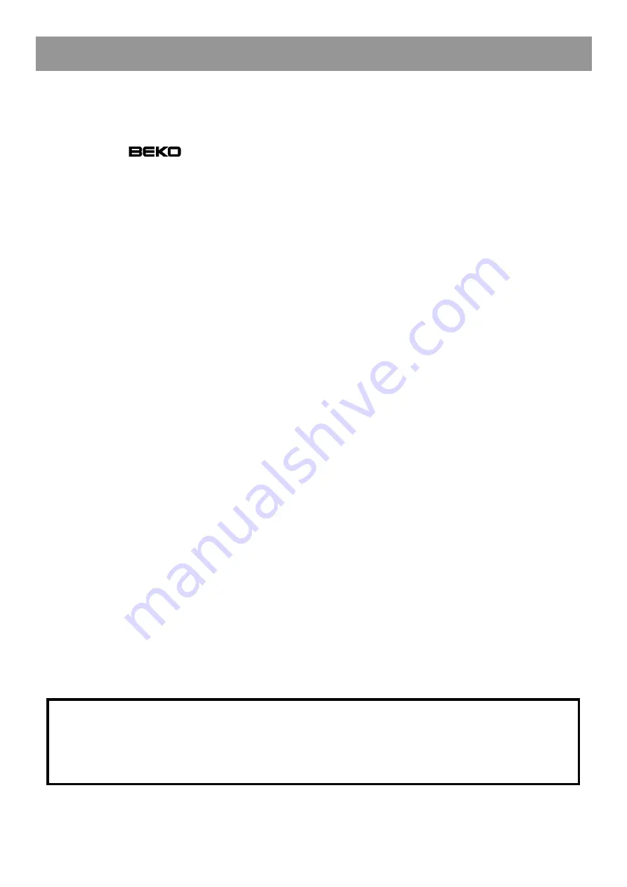 Beko DS230020S Instructions For Use Manual Download Page 40