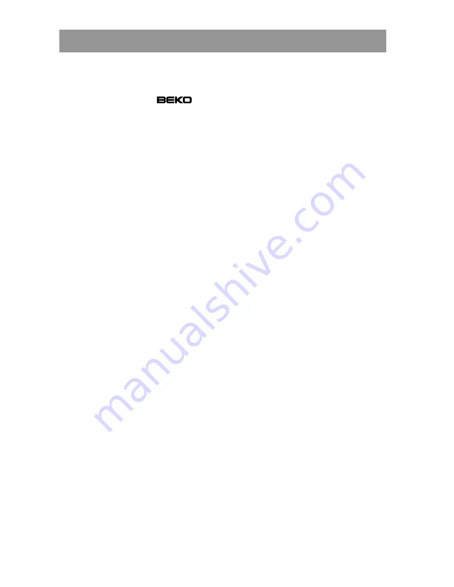 Beko DS25CB-PBW10 Instructions For Use Manual Download Page 15