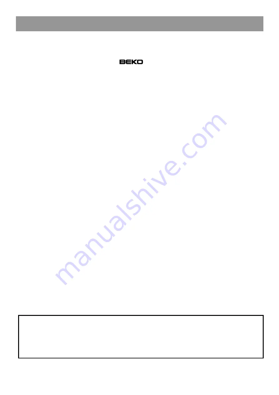 Beko DSA25020X Instructions For Use Manual Download Page 16