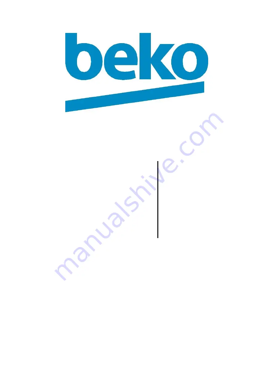 Beko DSA28010 Manual Download Page 1