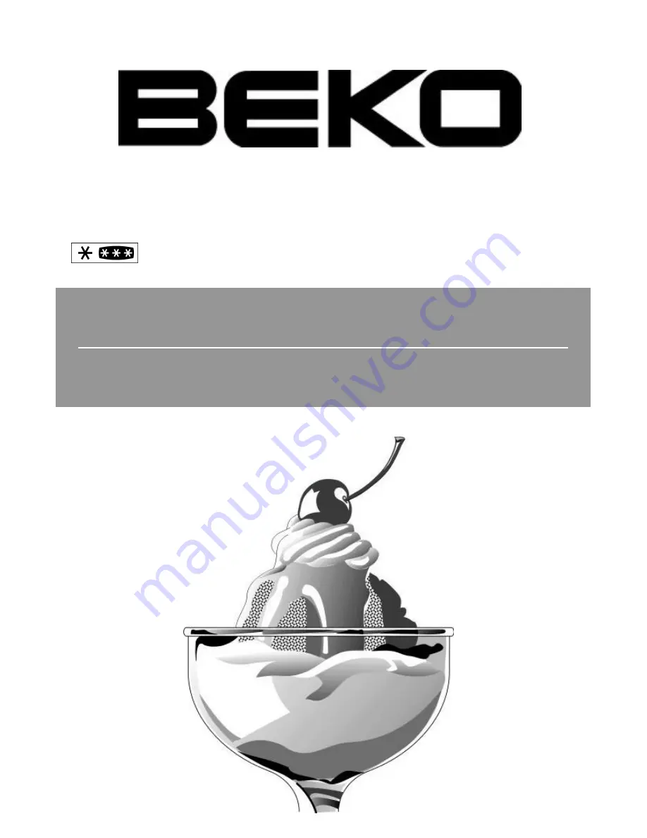 Beko DSK25000 Instructions For Use Manual Download Page 1