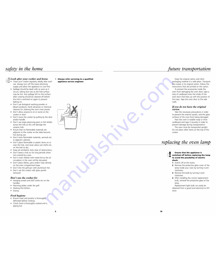 Beko DVC6531 Installation And Operating Instructions Manual Download Page 5