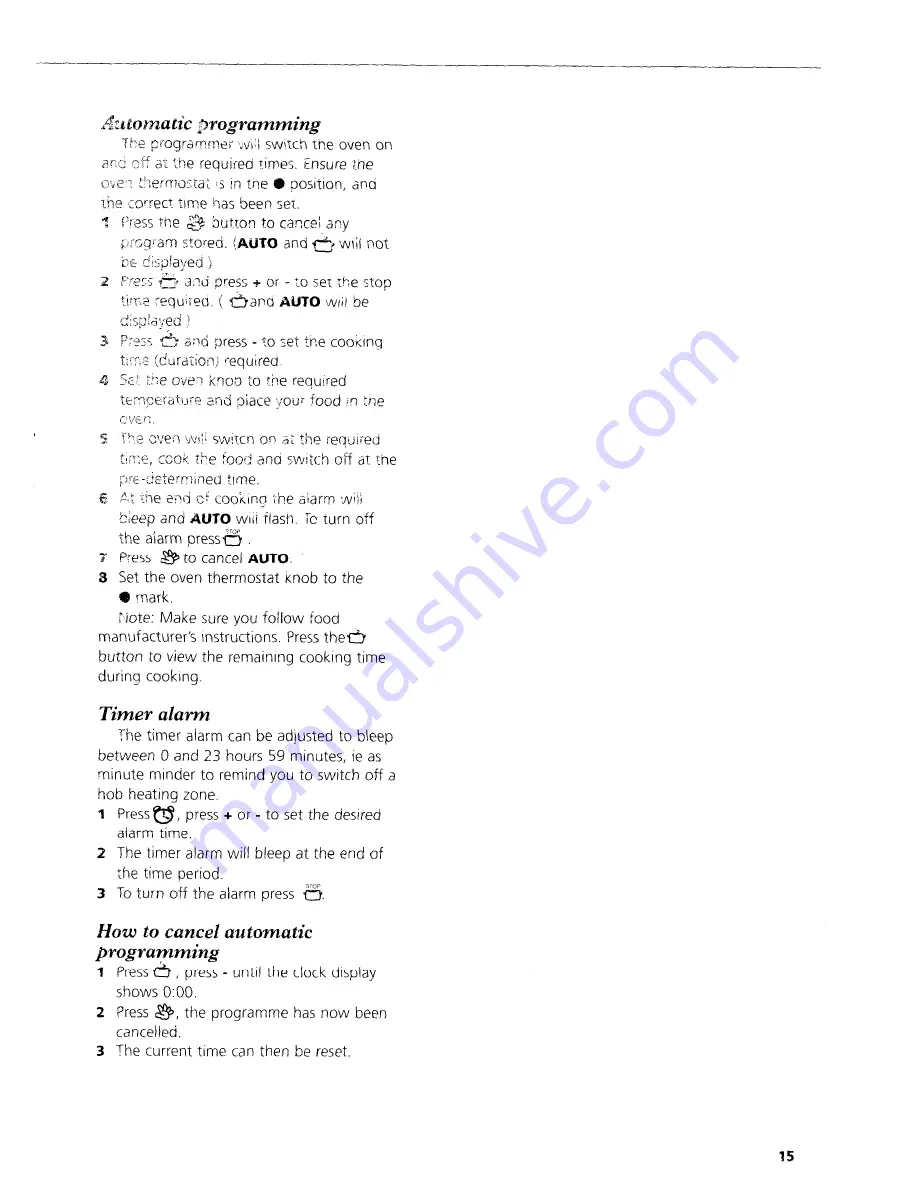 Beko DVC6631 Manual Download Page 14