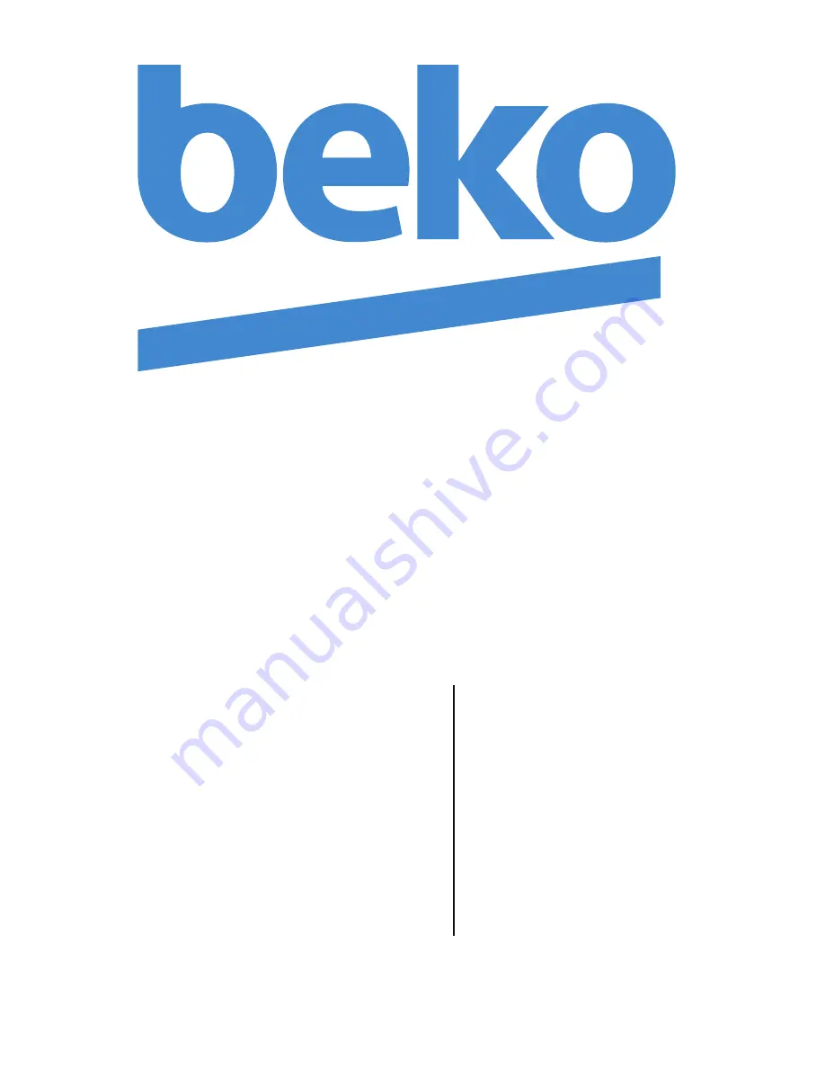 Beko FBI 5851 Manual Download Page 1