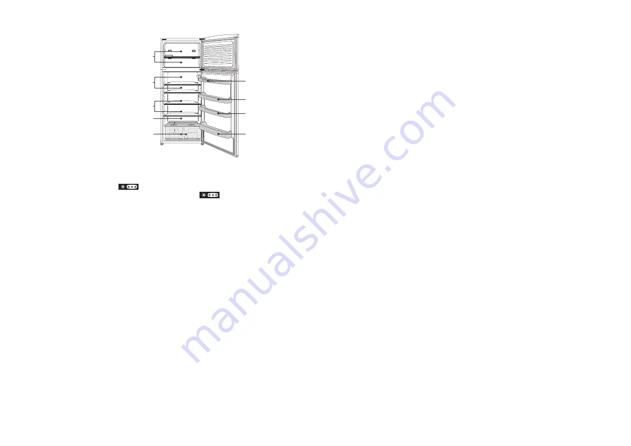 Beko FRIDGE / FREEZER TDA 735 Installation, Operation & Food Storage Instructions Download Page 6