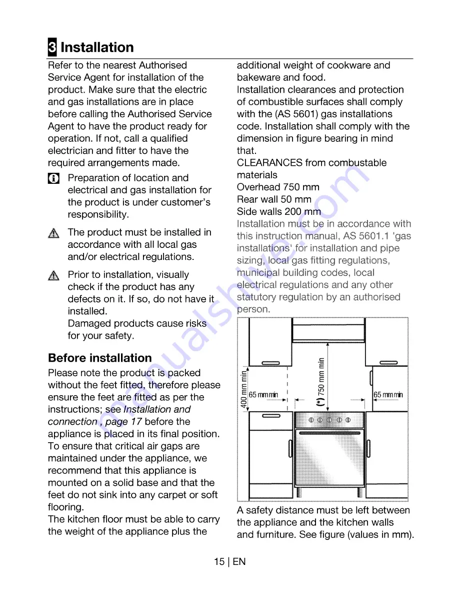 Beko GE 15320D Скачать руководство пользователя страница 15