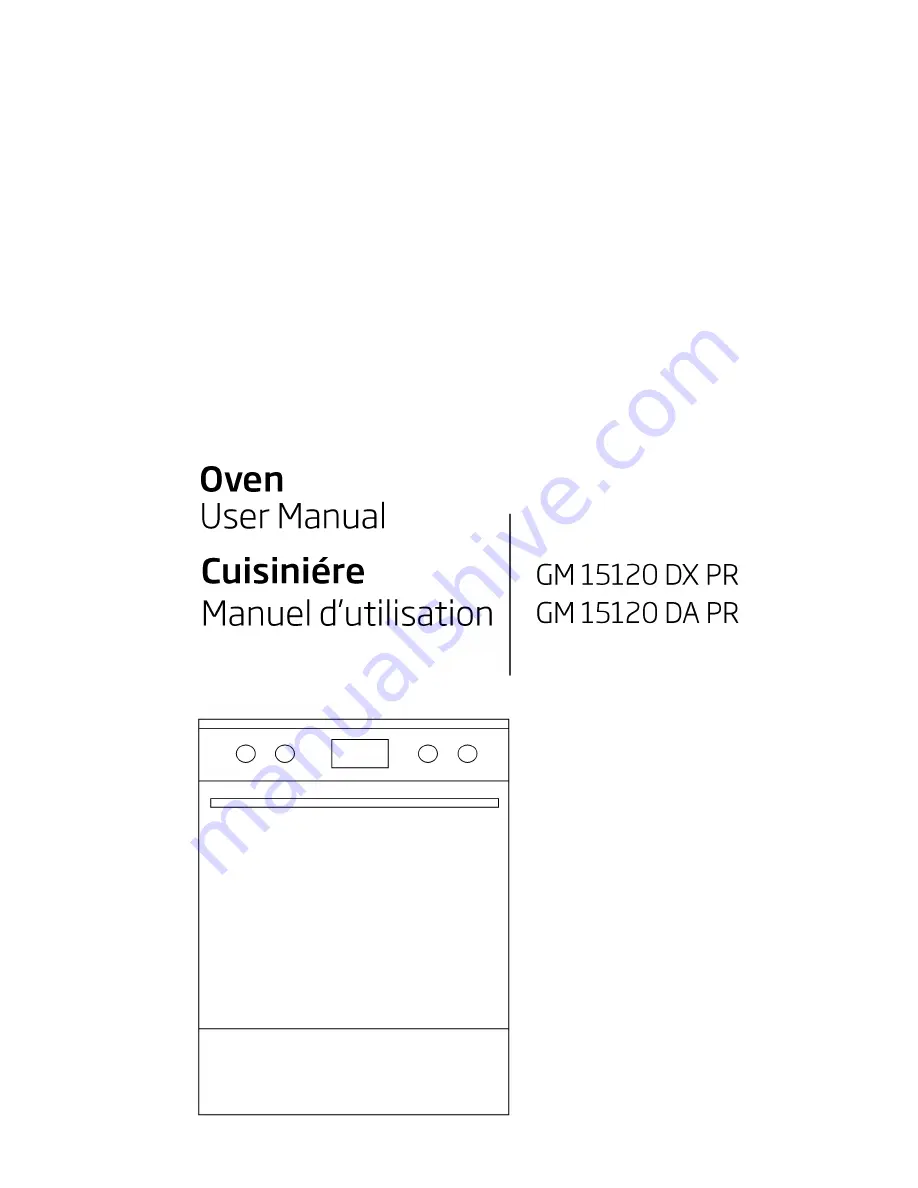 Beko GM 15120DA PR User Manual Download Page 1