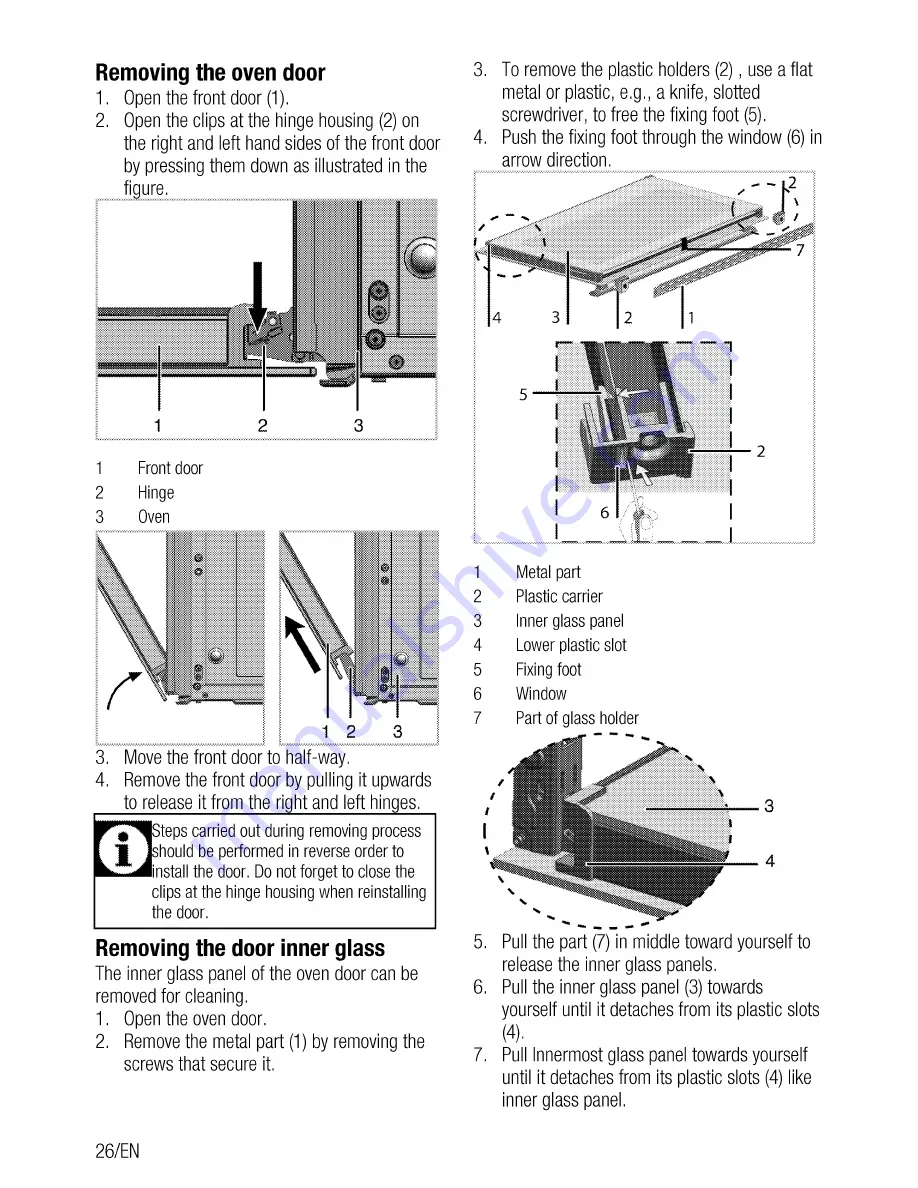 Beko GM 15120DA PR User Manual Download Page 26