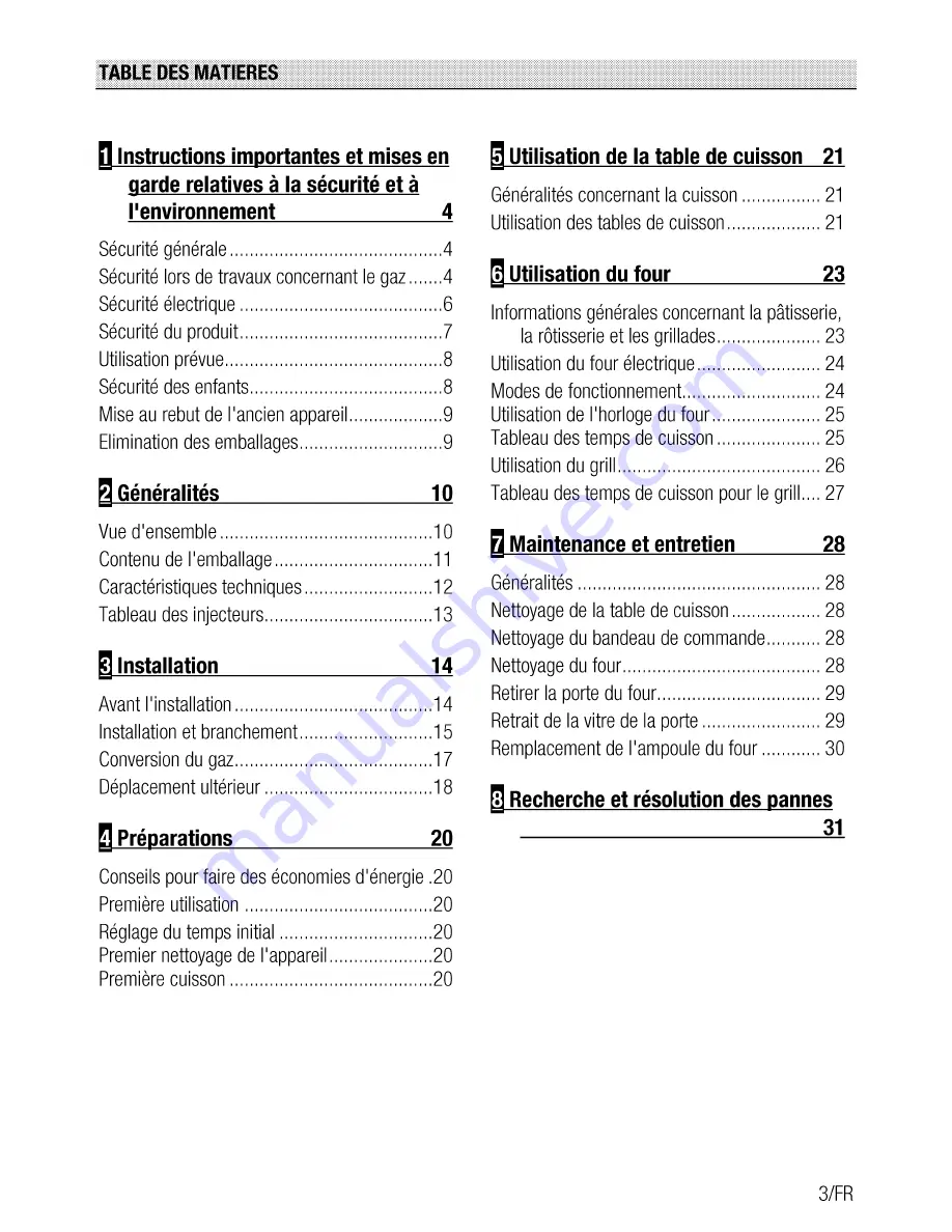 Beko GM 15120DA PR User Manual Download Page 31