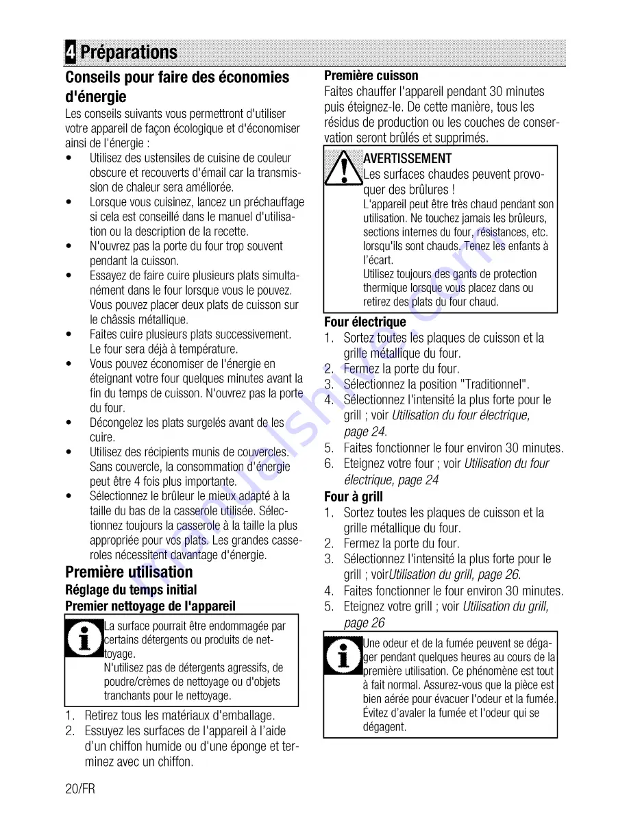 Beko GM 15120DA PR User Manual Download Page 48