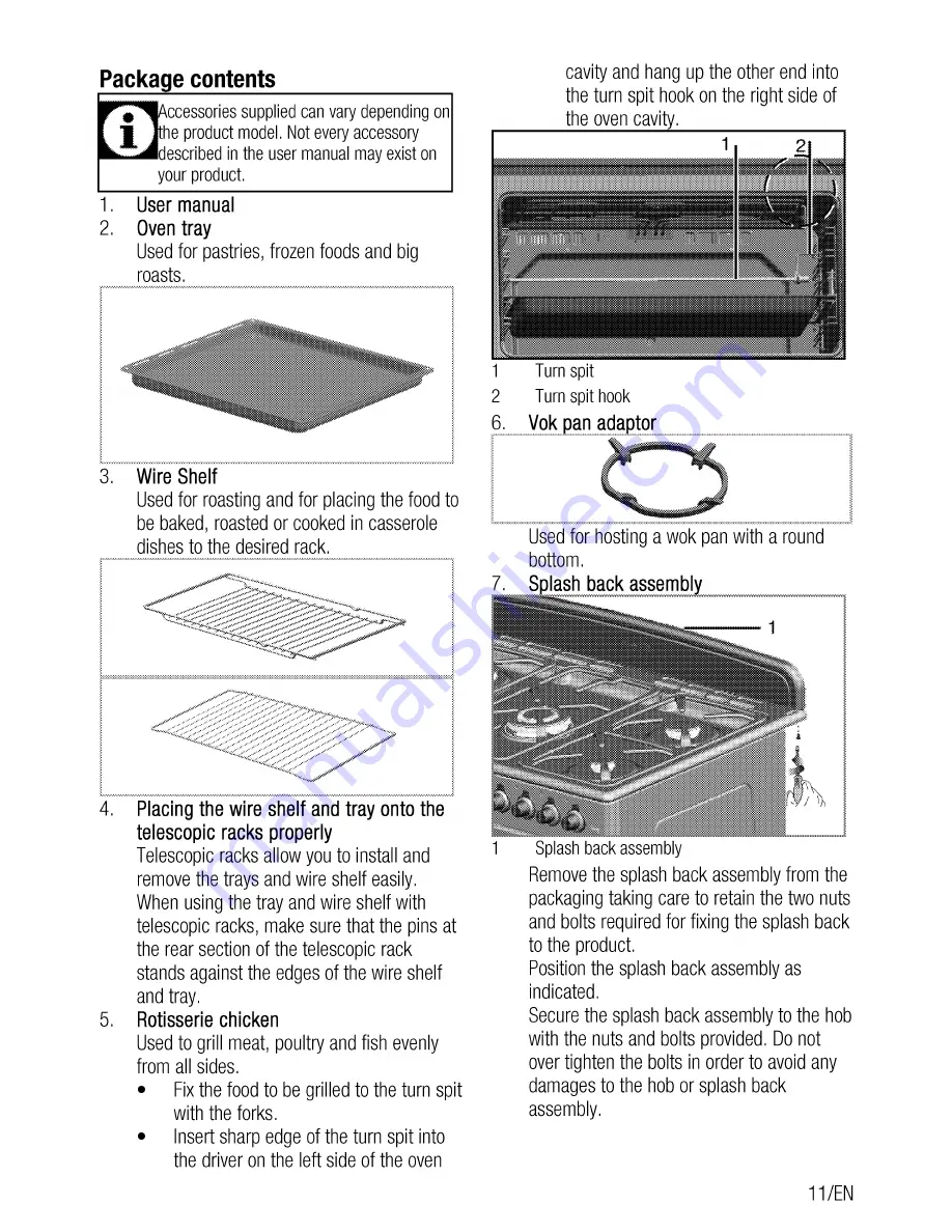 Beko GM 15321 D User Manual Download Page 11