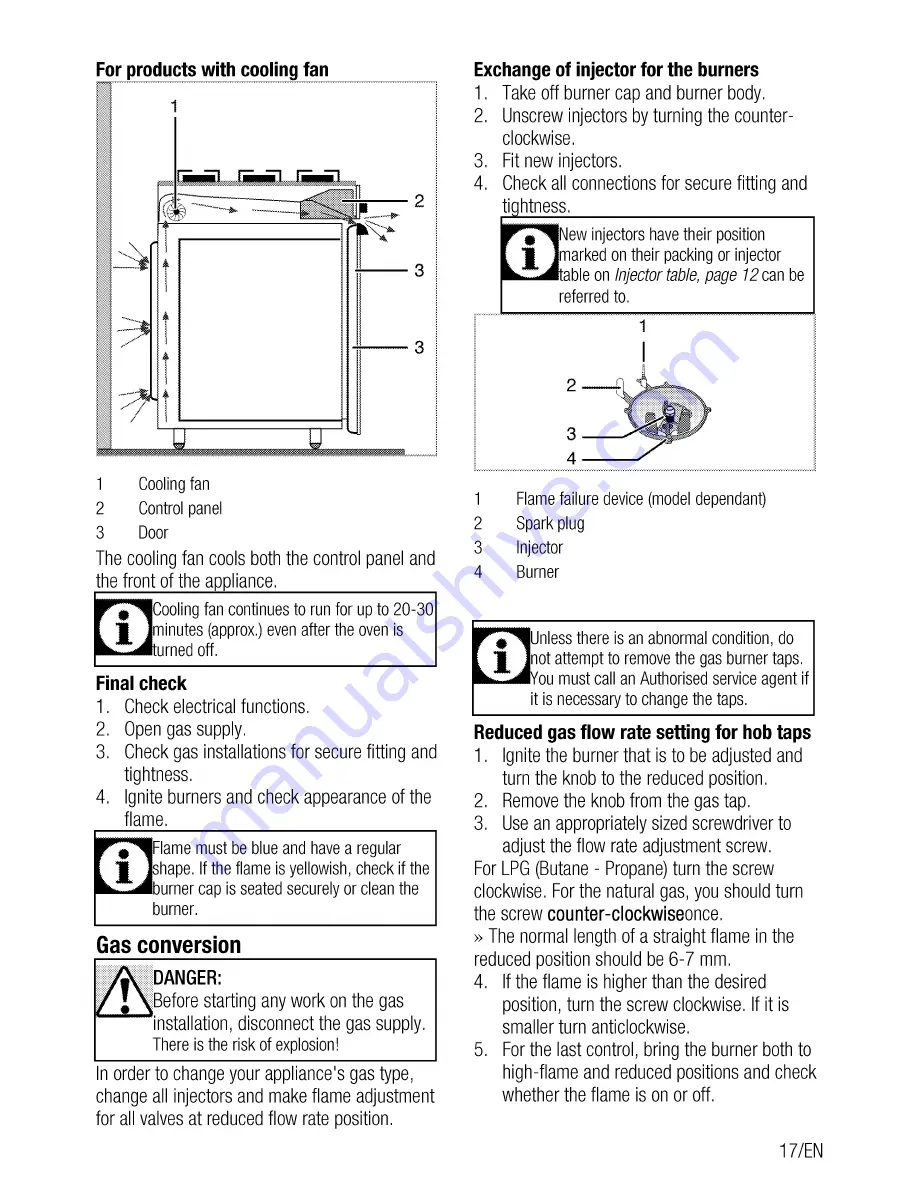 Beko GM 15321 D Скачать руководство пользователя страница 17