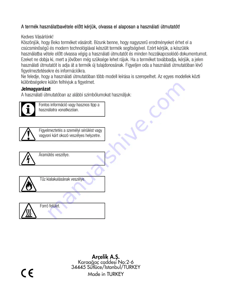 Beko GM 15321 D User Manual Download Page 34