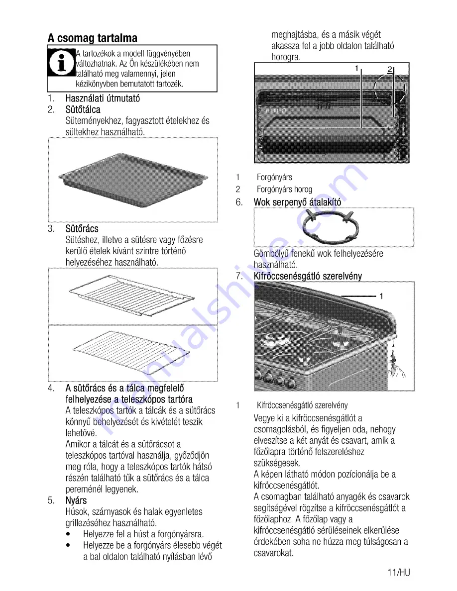 Beko GM 15321 D User Manual Download Page 43