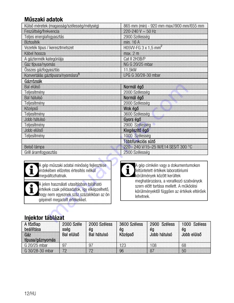 Beko GM 15321 D User Manual Download Page 44