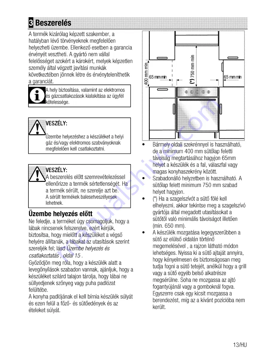 Beko GM 15321 D User Manual Download Page 45