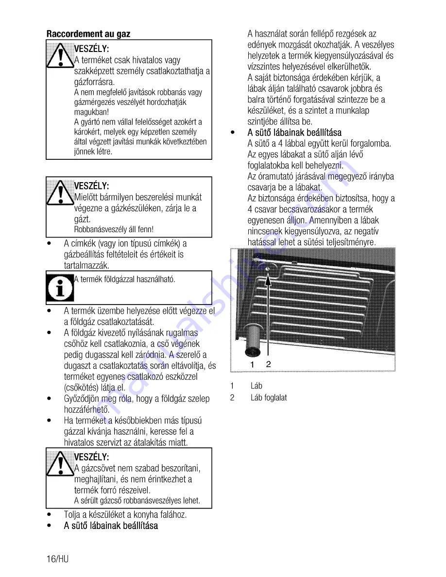 Beko GM 15321 D User Manual Download Page 48