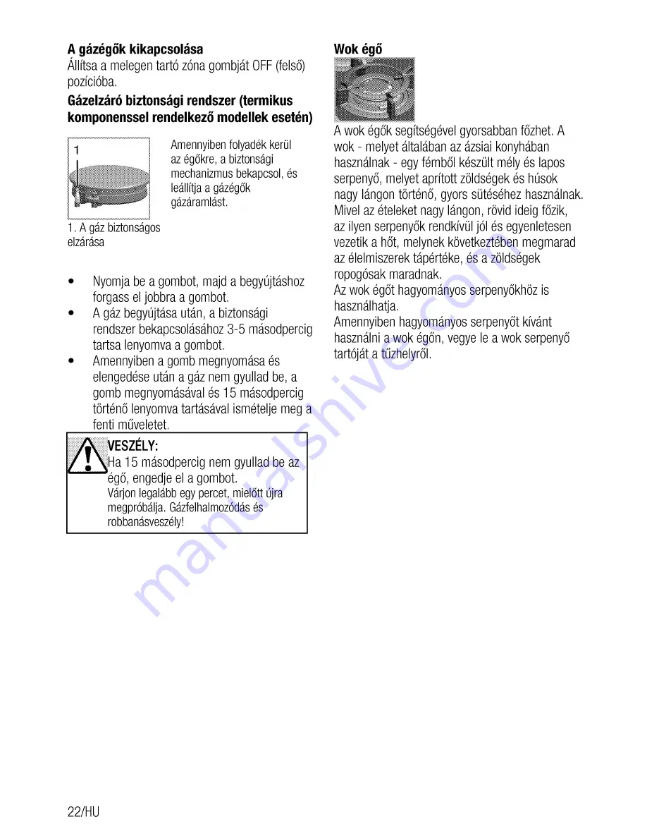 Beko GM 15321 D User Manual Download Page 54