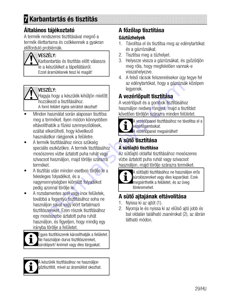 Beko GM 15321 D User Manual Download Page 61