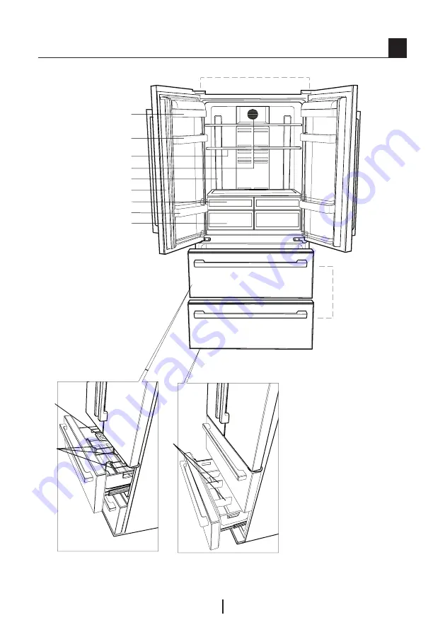 Beko GNE59200X Instruction Manual Download Page 70