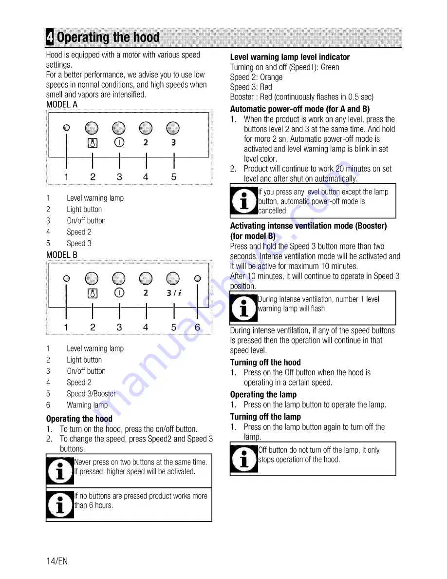 Beko HCB61731BXH User Manual Download Page 14