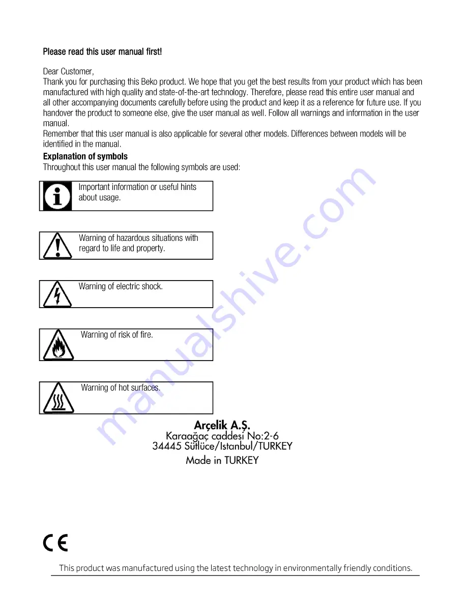 Beko HCB91731BX User Manual Download Page 2