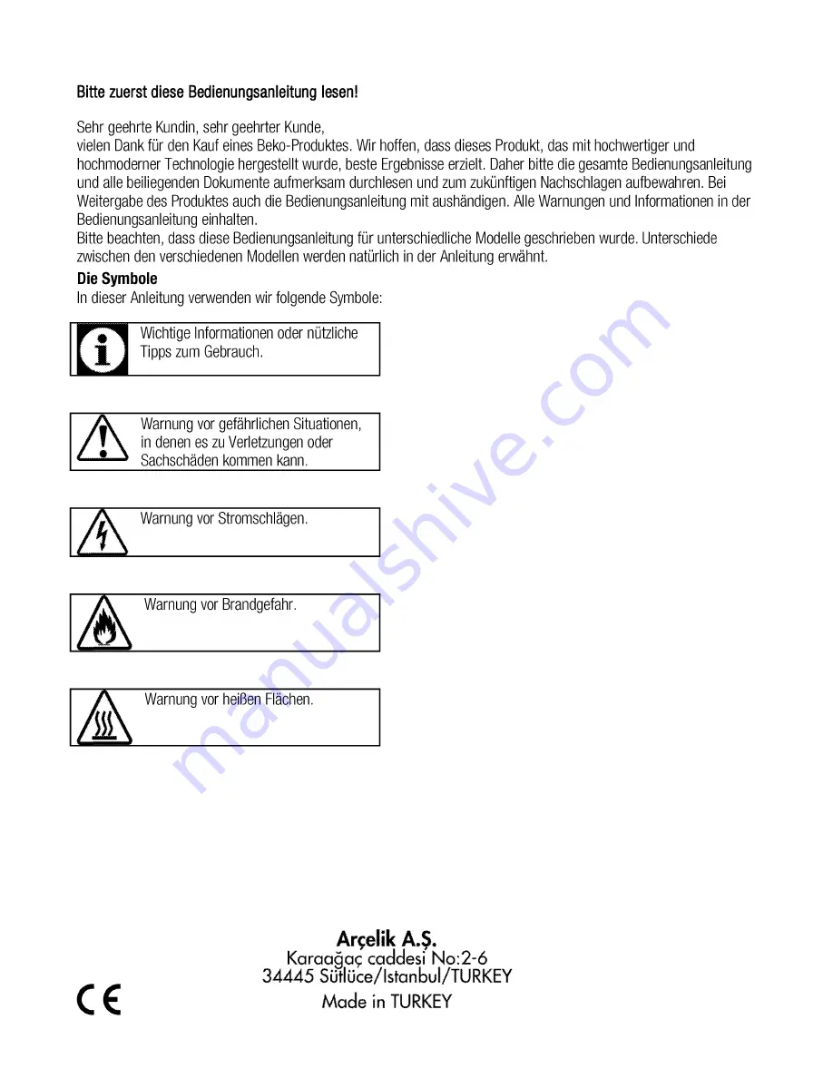 Beko HCB91731BX User Manual Download Page 20