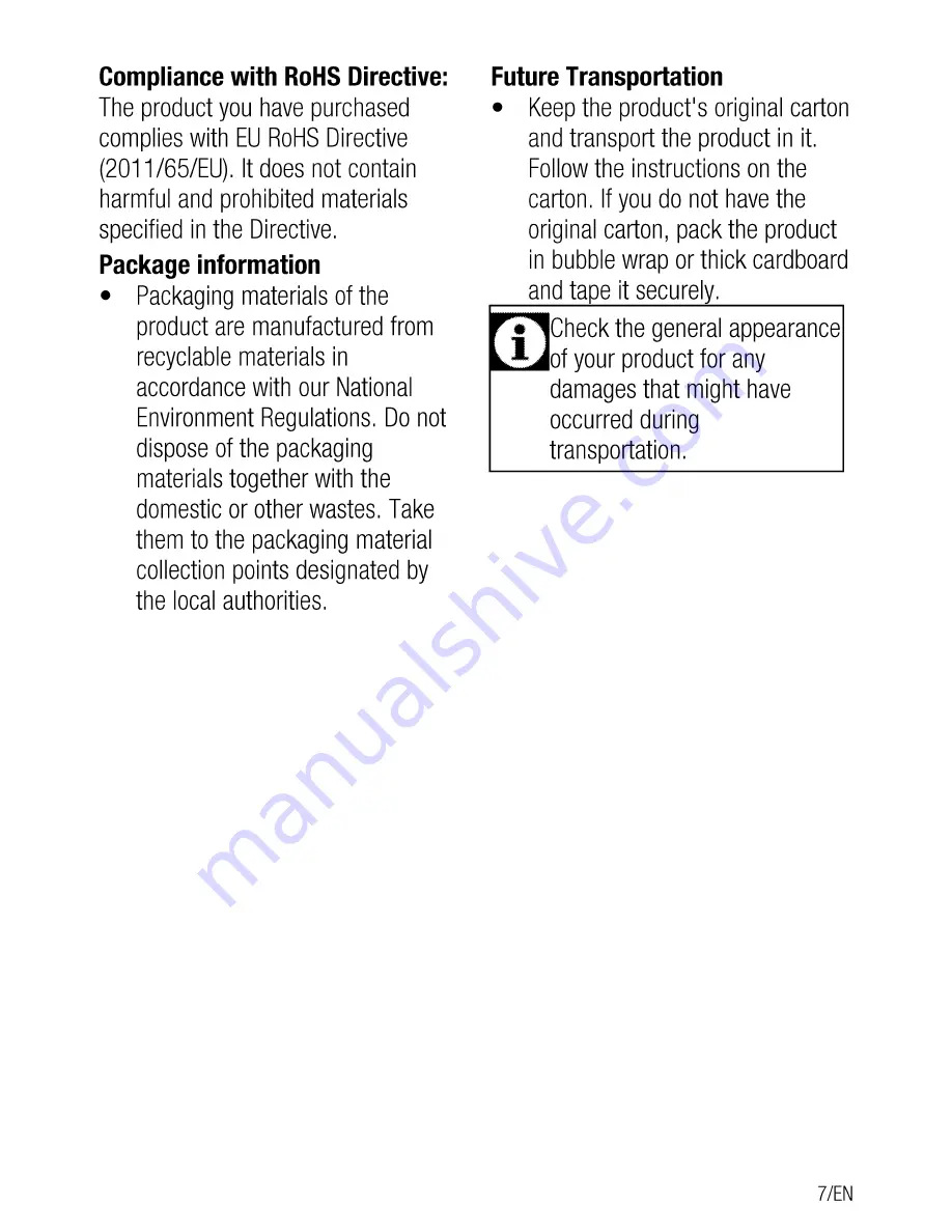 Beko HCC 64103 User Manual Download Page 7